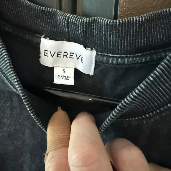 Evereve Charcoal Ribbed Tank - Picture 2 of 2